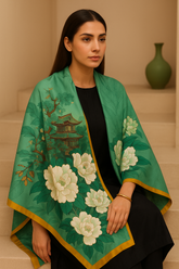 Matt Gleam - Premium Silk Dupatta with Elegant Finish